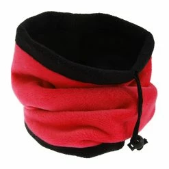 Beechfield Sales 10 Floso Womens/Ladies Multipurpose Fleece Neckwarmer Snood / Hat - Red