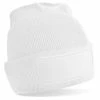 Beechfield Unisex Plain Winter Beanie Hat / Headwear (Ideal For Printing) (White) 1 Beechfield Unisex Plain Winter Beanie Hat / Headwear (Ideal For Printing) (White) -Beechfield Sales M05054171856763 3546049164