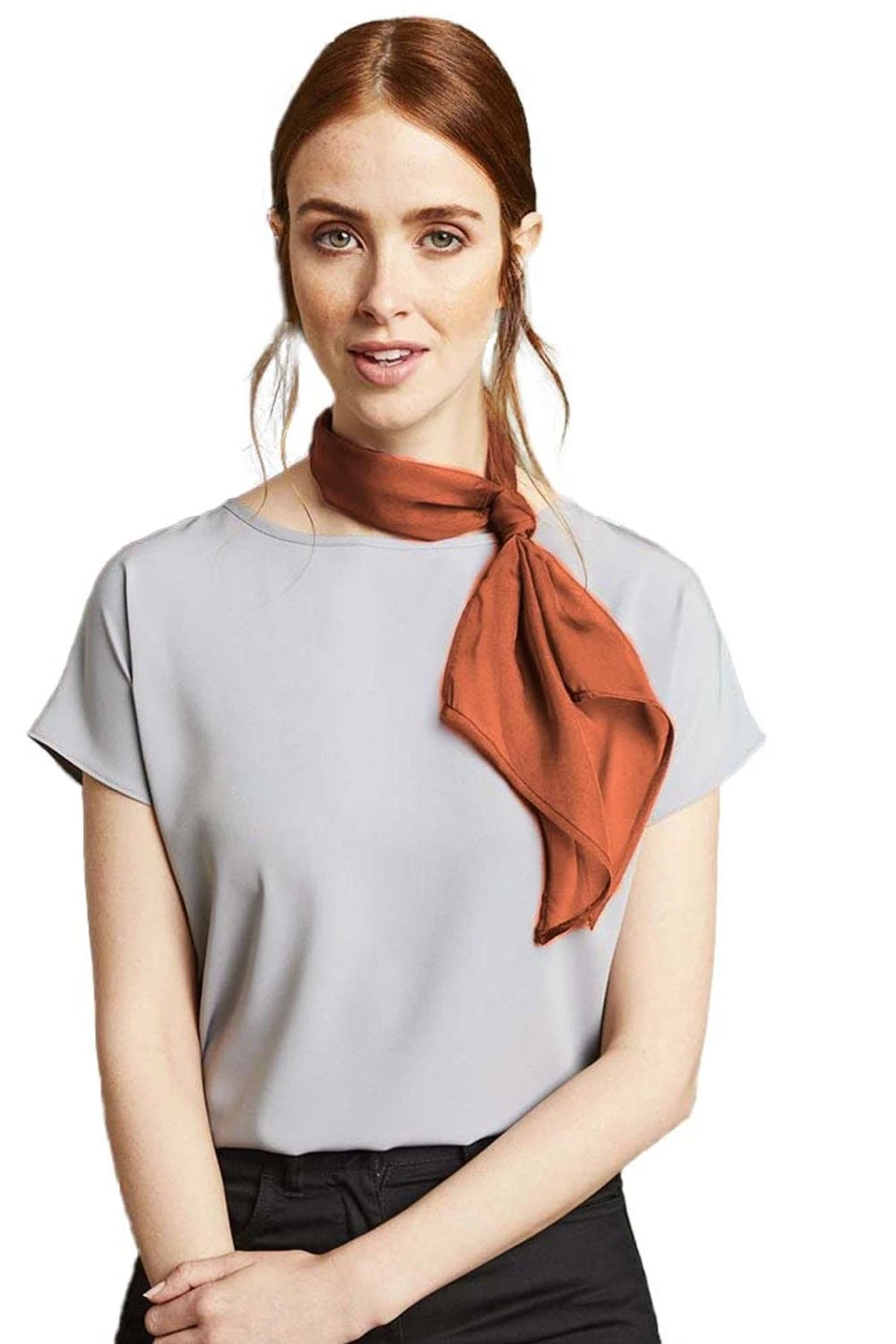 Premier® Premier Ladies/Womens Work Chiffon Formal Scarf (Chestnut) 4 Premier® Premier Ladies/Womens Work Chiffon Formal Scarf (Chestnut) - Image 2