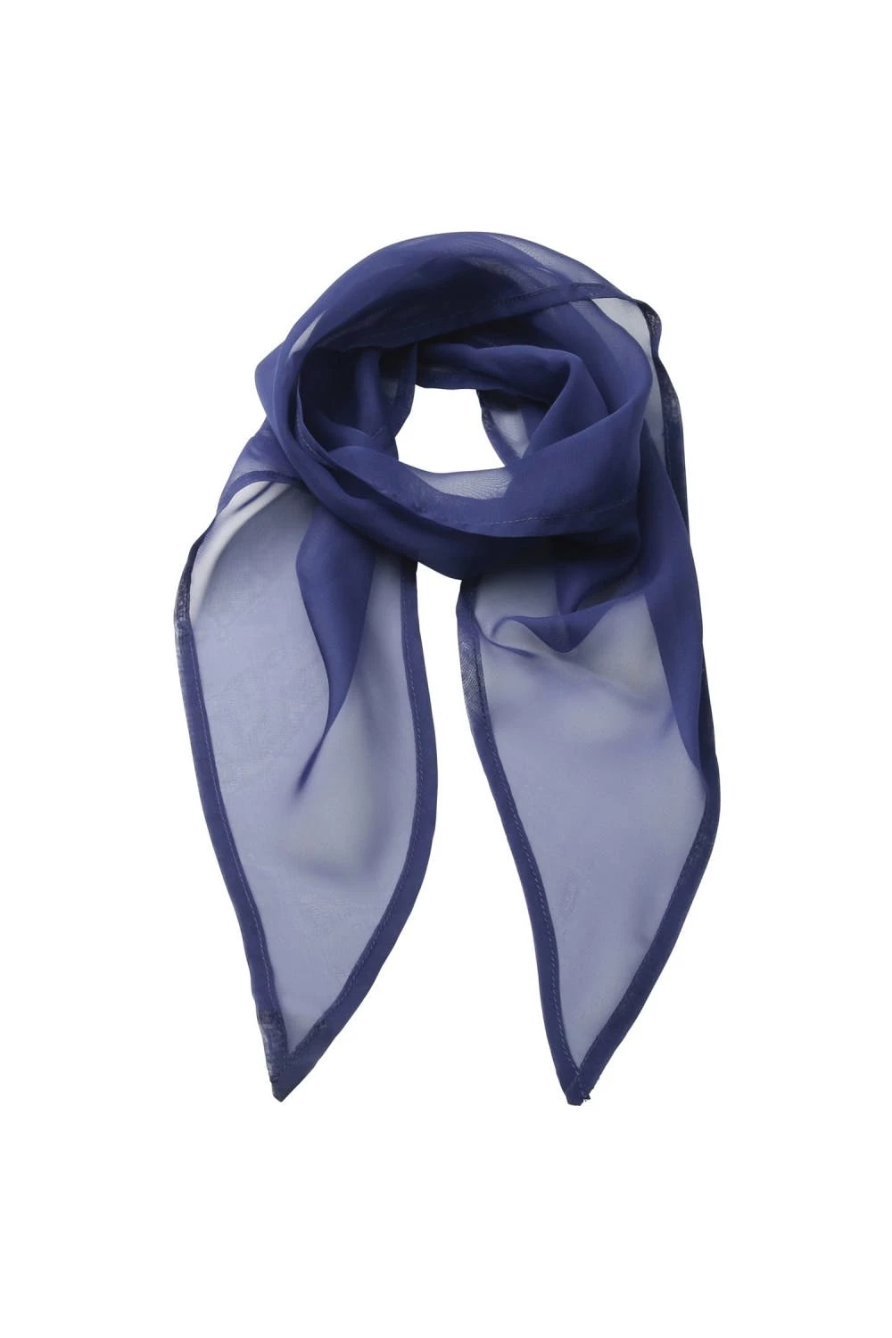 Premier® Premier Ladies/Womens Work Chiffon Formal Scarf (Marine Blue) 3 Premier® Premier Ladies/Womens Work Chiffon Formal Scarf (Marine Blue)