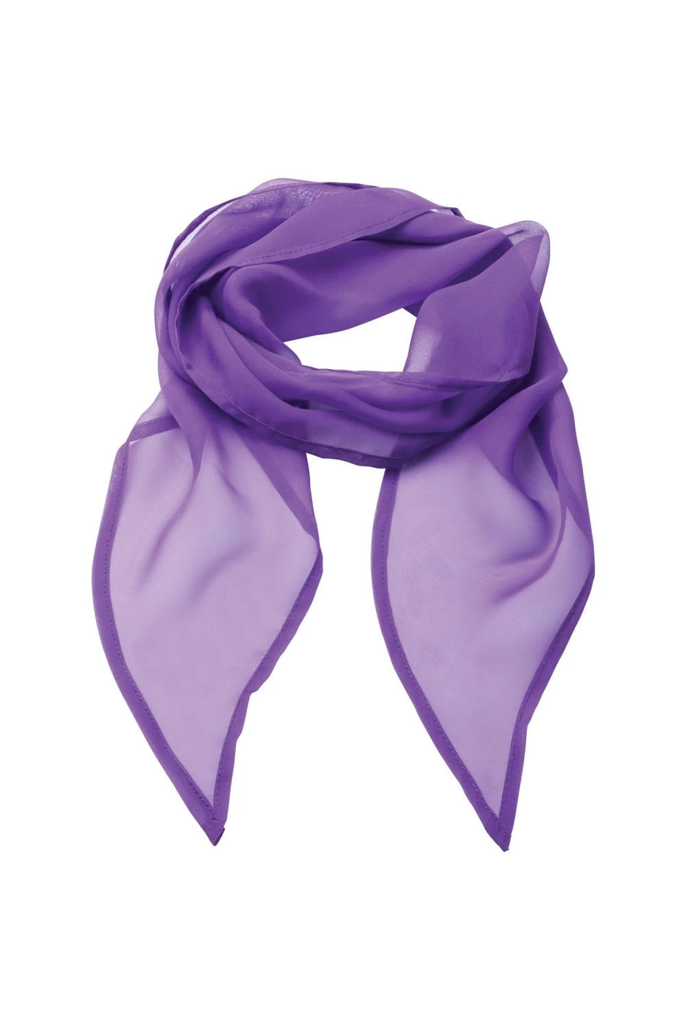 Premier® Premier Ladies/Womens Work Chiffon Formal Scarf (Rich Violet) 3 Premier® Premier Ladies/Womens Work Chiffon Formal Scarf (Rich Violet)
