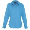 Premier® Premier Womens/Ladies Poplin Long Sleeve Blouse / Plain Work Shirt (Sapphire) 1 Premier® Premier Womens/Ladies Poplin Long Sleeve Blouse / Plain Work Shirt (Sapphire) -Beechfield Sales M05054171867875 2545266431