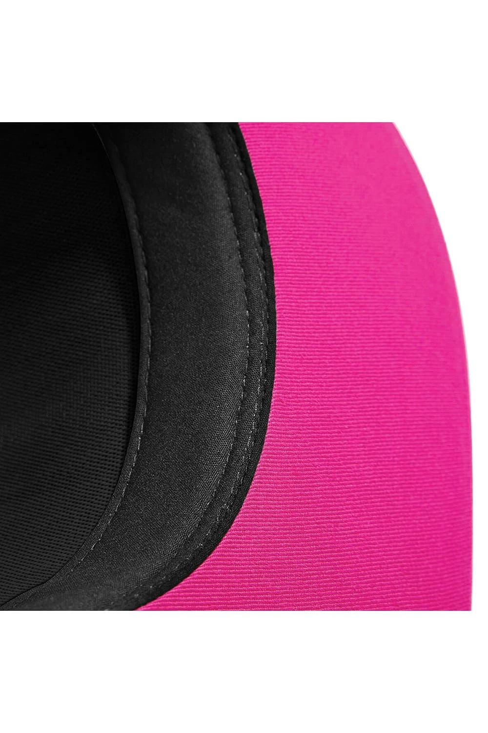 BEECHFIELD Unisex 5 Panel Contrast Snapback Cap - Black/ Fuchsia 8 BEECHFIELD Unisex 5 Panel Contrast Snapback Cap - Black/ Fuchsia - Image 6