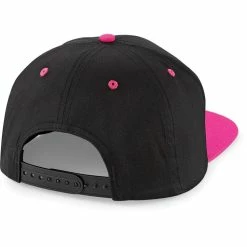 BEECHFIELD Unisex 5 Panel Contrast Snapback Cap - Black/ Fuchsia 9 BEECHFIELD Unisex 5 Panel Contrast Snapback Cap - Black/ Fuchsia -Beechfield Sales M05054171879236 3448500888