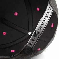 BEECHFIELD Unisex 5 Panel Contrast Snapback Cap - Black/ Fuchsia 10 BEECHFIELD Unisex 5 Panel Contrast Snapback Cap - Black/ Fuchsia -Beechfield Sales M05054171879236 3489159294