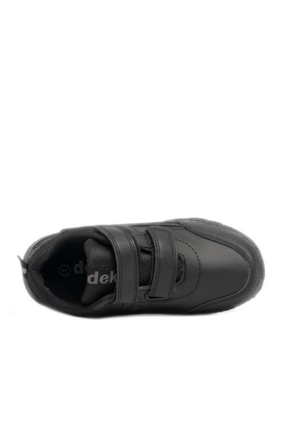 Dek Boys Felix Touch Fastening Sneaker (Black) 5 Dek Boys Felix Touch Fastening Sneaker (Black) - Image 3