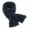 Beechfield Unisex Classic Waffle Knit Winter Scarf (French Navy) 1 Beechfield Unisex Classic Waffle Knit Winter Scarf (French Navy) -Beechfield Sales M05054752302849 1068074928