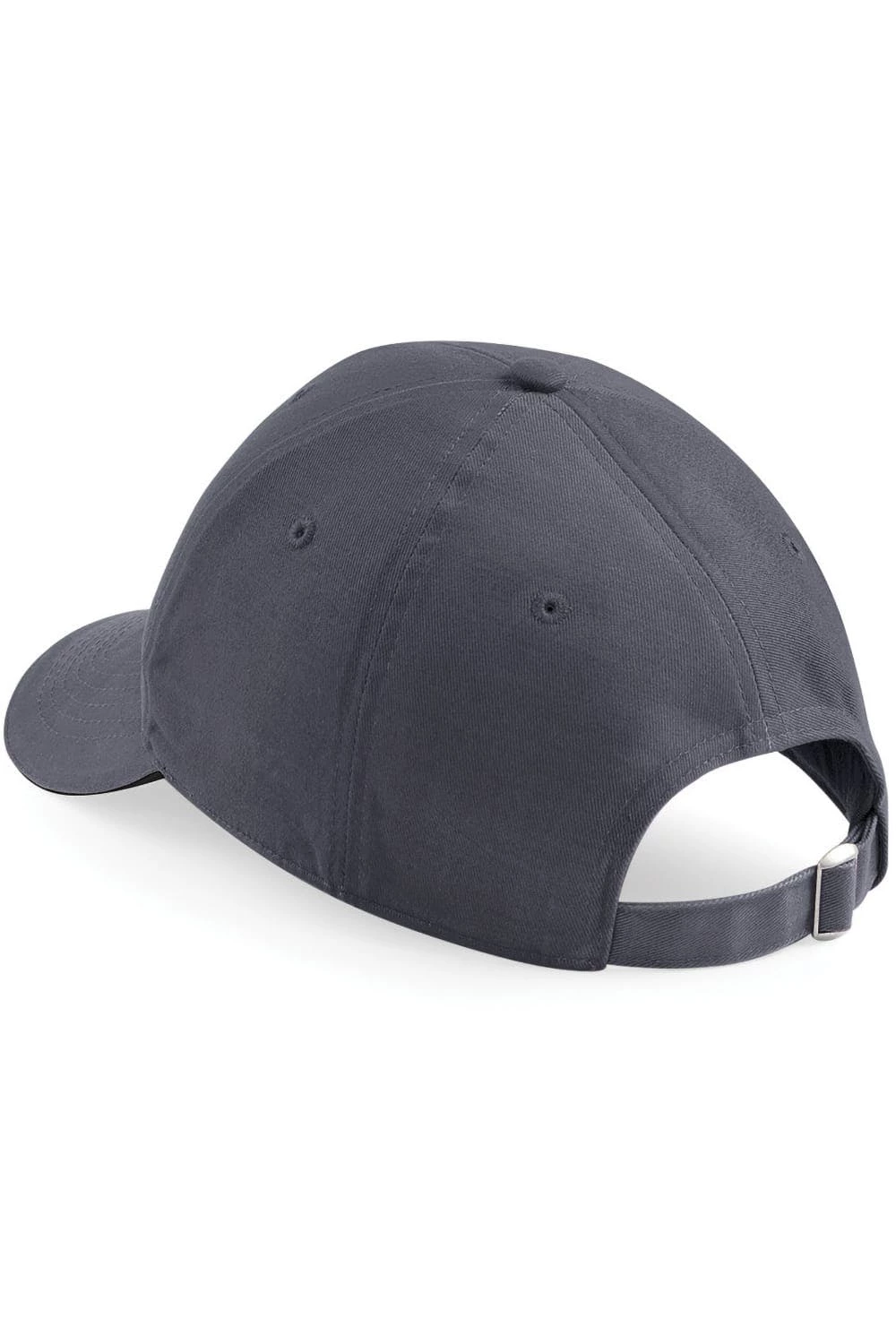 Beechfield® Adults Unisex Athleisure Cotton Baseball Cap (Graphite Grey/Black) 4 Beechfield® Adults Unisex Athleisure Cotton Baseball Cap (Graphite Grey/Black) - Image 2
