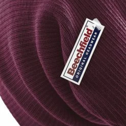 Beechfield® Unisex Slouch Winter Beanie Hat (Burgundy) 7 Beechfield® Unisex Slouch Winter Beanie Hat (Burgundy) -Beechfield Sales M05055747771770 1096589759