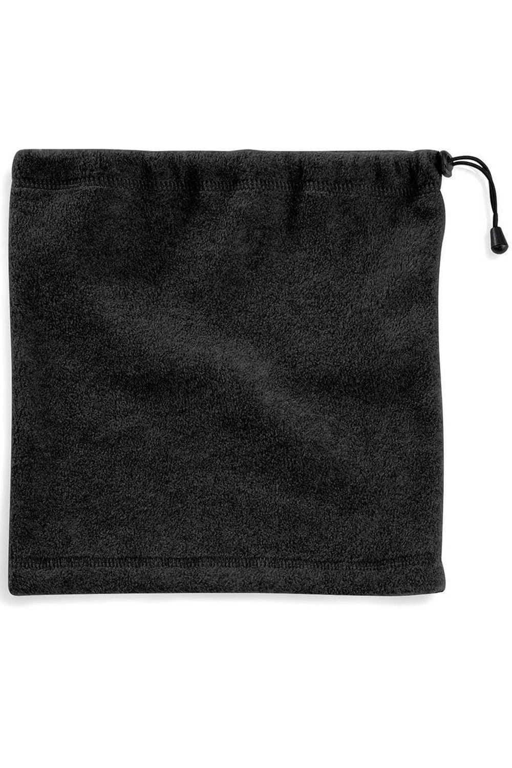 Beechfield Unisex Suprafleece™ Anti-Pilling 2in1 Winter Hat And Neck Warmer/Snood (Black) 4 Beechfield Unisex Suprafleece™ Anti-Pilling 2in1 Winter Hat And Neck Warmer/Snood (Black) - Image 2