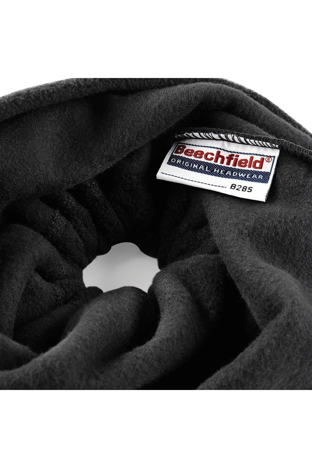 Beechfield Unisex Suprafleece™ Anti-Pilling 2in1 Winter Hat And Neck Warmer/Snood (Black) 6 Beechfield Unisex Suprafleece™ Anti-Pilling 2in1 Winter Hat And Neck Warmer/Snood (Black) - Image 4