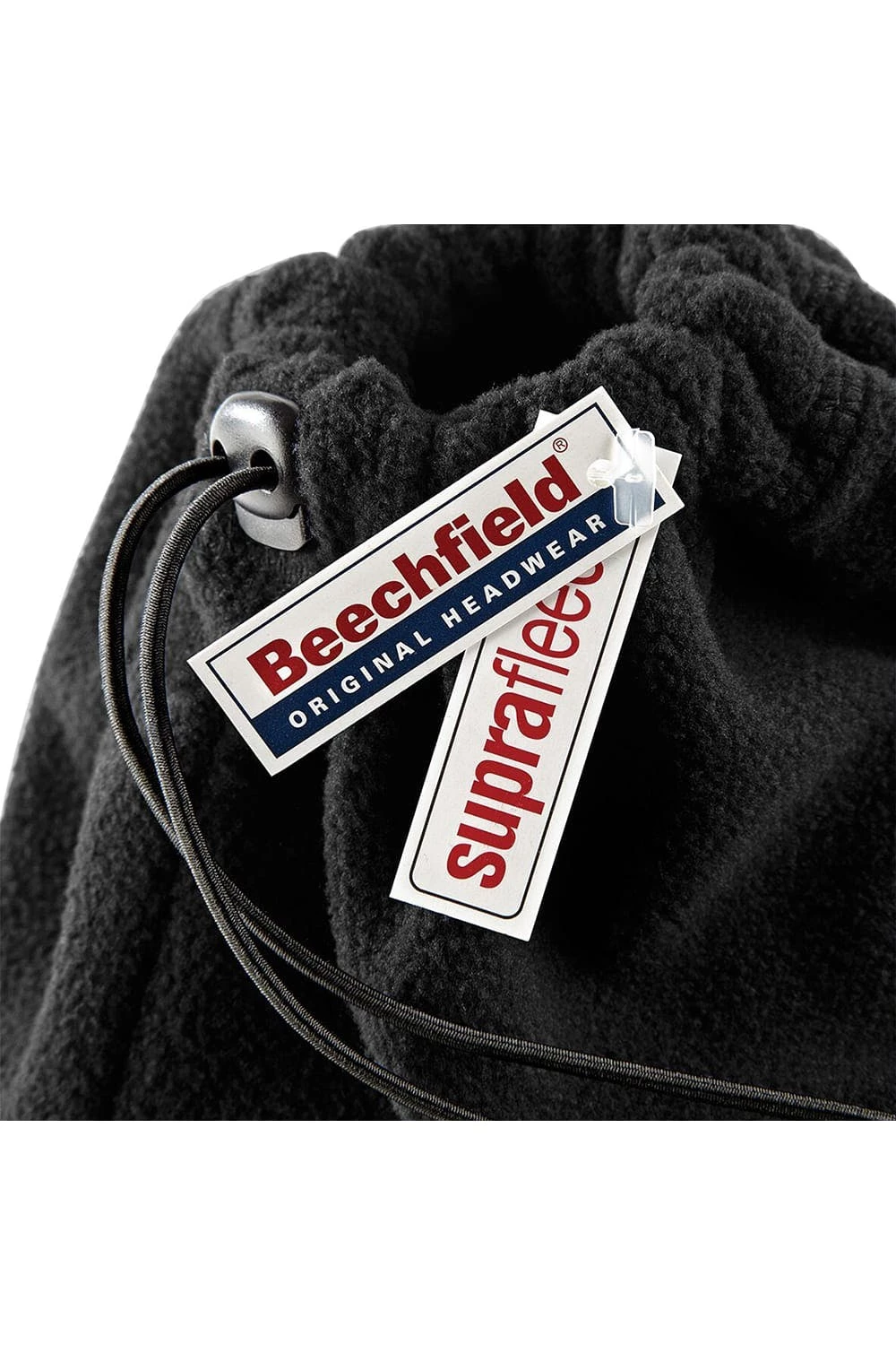 Beechfield Unisex Suprafleece™ Anti-Pilling 2in1 Winter Hat And Neck Warmer/Snood (Black) 5 Beechfield Unisex Suprafleece™ Anti-Pilling 2in1 Winter Hat And Neck Warmer/Snood (Black) - Image 3