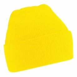 Beechfield® Soft Feel Knitted Winter Hat (Yellow)