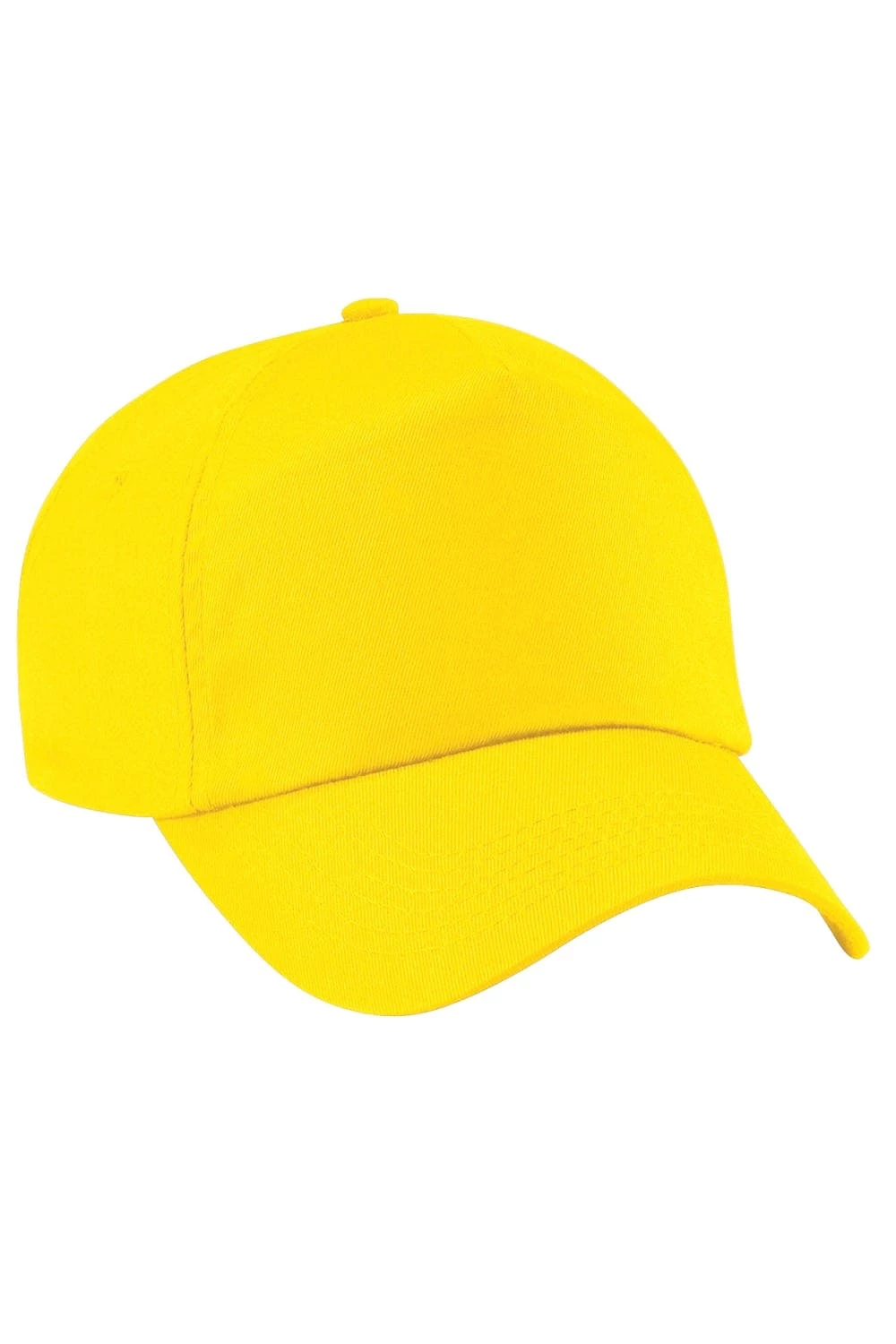BEECHFIELD Unisex Plain Original 5 Panel Baseball Cap - Yellow 3 BEECHFIELD Unisex Plain Original 5 Panel Baseball Cap - Yellow