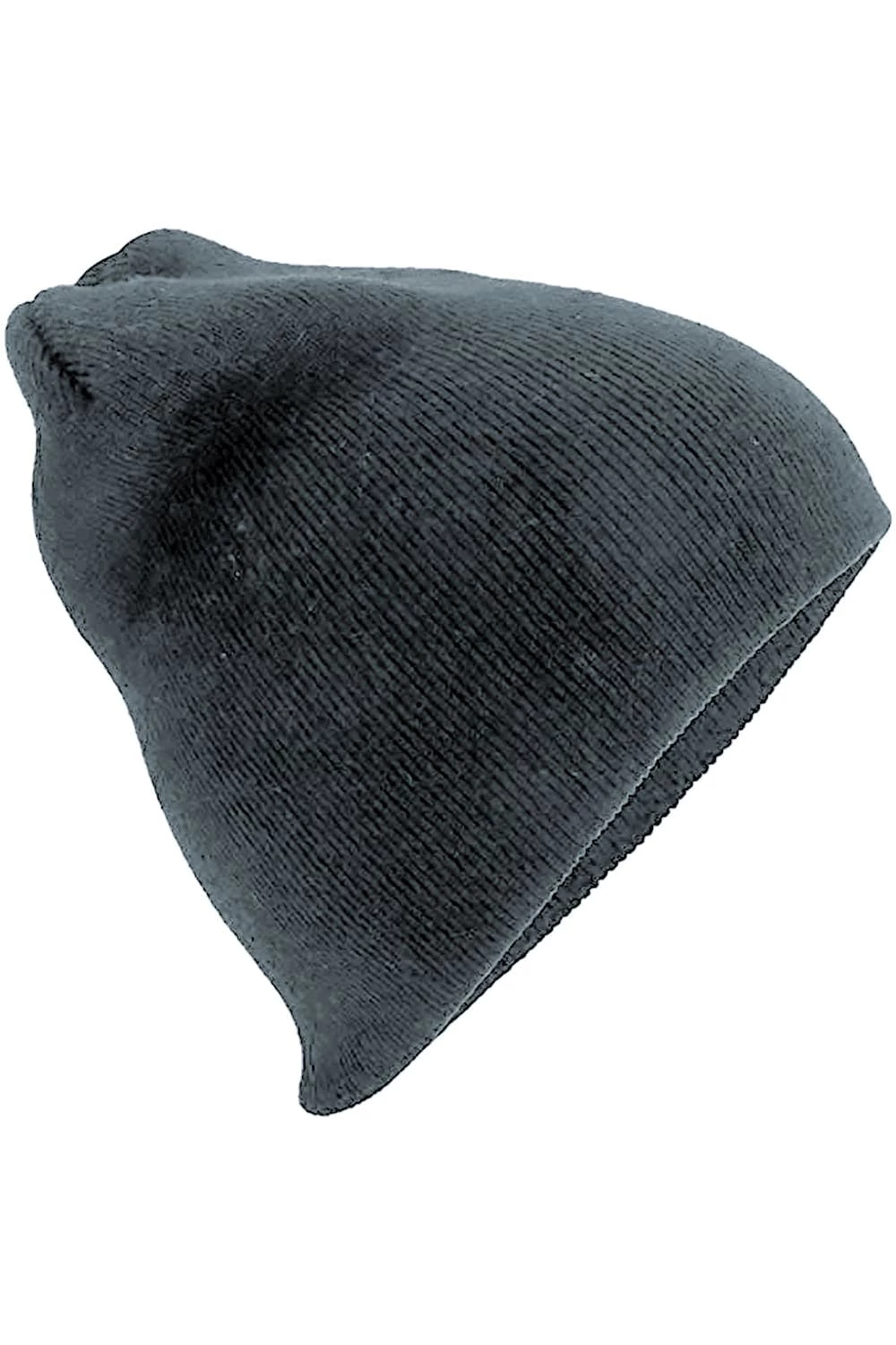 Beechfield Plain Basic Knitted Winter Beanie Hat (Antique Gray) 4 Beechfield Plain Basic Knitted Winter Beanie Hat (Antique Gray) - Image 2