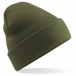 BEECHFIELD Soft Feel Knitted Winter Hat - Moss Green