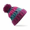 BEECHFIELD Unisex Adults Corkscrew Knitted Pom Pom Beanie Hat (Winter Berries) 1 BEECHFIELD Unisex Adults Corkscrew Knitted Pom Pom Beanie Hat (Winter Berries) -Beechfield Sales M05057080769186 3272550092