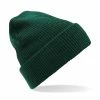 Beechfield Heritage Ladies/Womens Premium Plain Winter Beanie (Bottle Green) -Beechfield Sales M05057080779710 1985196749