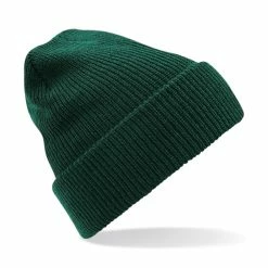 Beechfield Heritage Ladies/Womens Premium Plain Winter Beanie (Bottle Green)