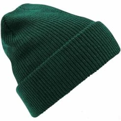 Beechfield Heritage Ladies/Womens Premium Plain Winter Beanie (Bottle Green)