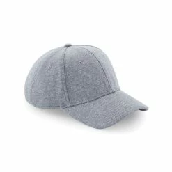 Beechfield® Unisex Jersey Athleisure Baseball Cap (Heather Gray)
