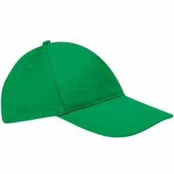 SOLS Unisex Sunny 5 Panel Baseball Cap - Kelly Green