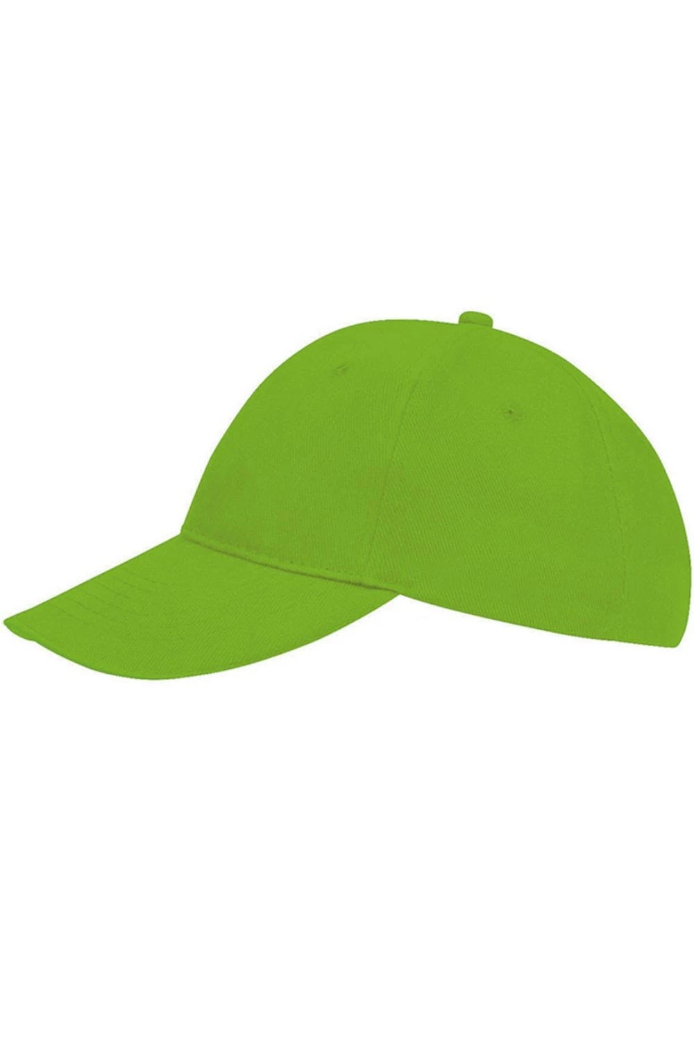 SOLS Unisex Buffalo 6 Panel Baseball Cap (Lime) 3 SOLS Unisex Buffalo 6 Panel Baseball Cap (Lime)