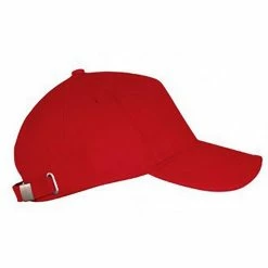 SOLS Unisex Long Beach Cap - Red