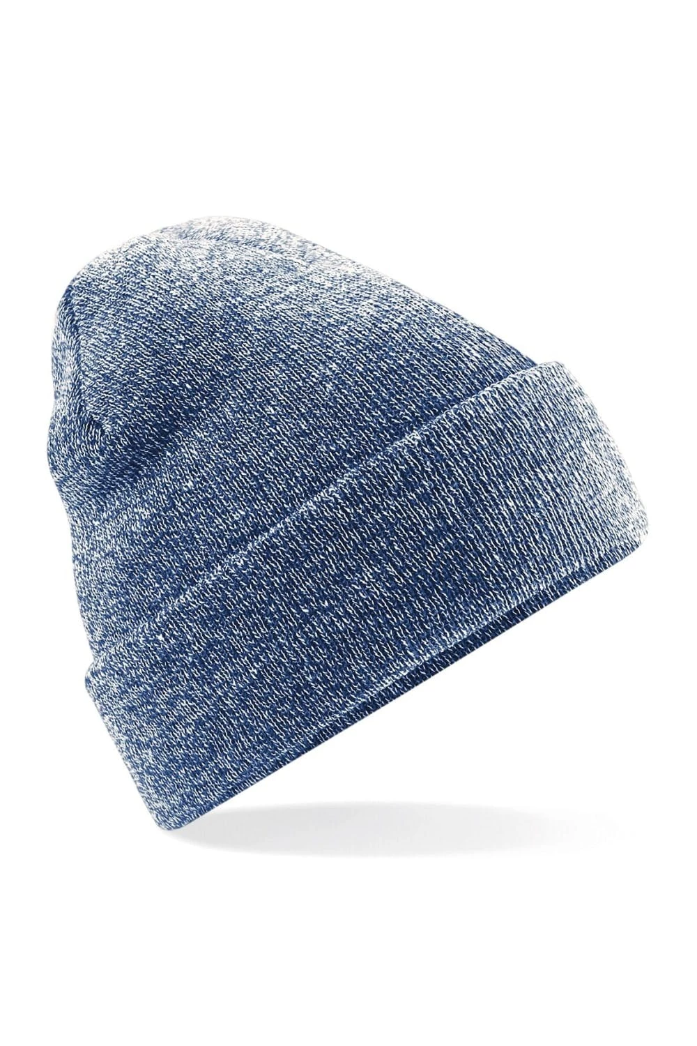 Beechfield® Soft Feel Knitted Winter Hat (Heather Navy) 3 Beechfield® Soft Feel Knitted Winter Hat (Heather Navy)