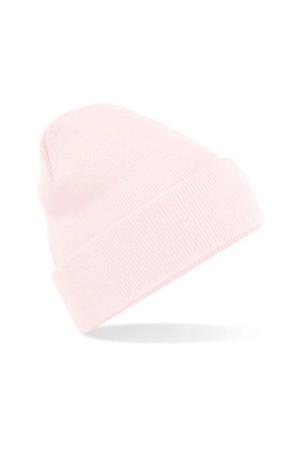 Beechfield® Unisex Adults Original Cuffed Beanie (Pale Pink) 3 Beechfield® Unisex Adults Original Cuffed Beanie (Pale Pink)
