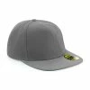 Beechfield Unisex Original Flat Peak Snapback Cap (Grey/ Gray) -Beechfield Sales M05057819636406 260030988