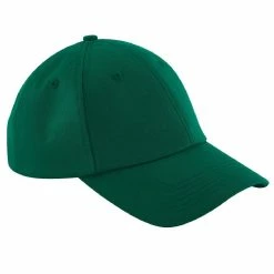 BEECHFIELD Unisex Authentic 6 Panel Baseball Cap Pack Of 2- Bottle Green