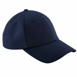 Beechfield® Unisex Authentic 6 Panel Baseball Cap (Pack Of 2) (French Navy)