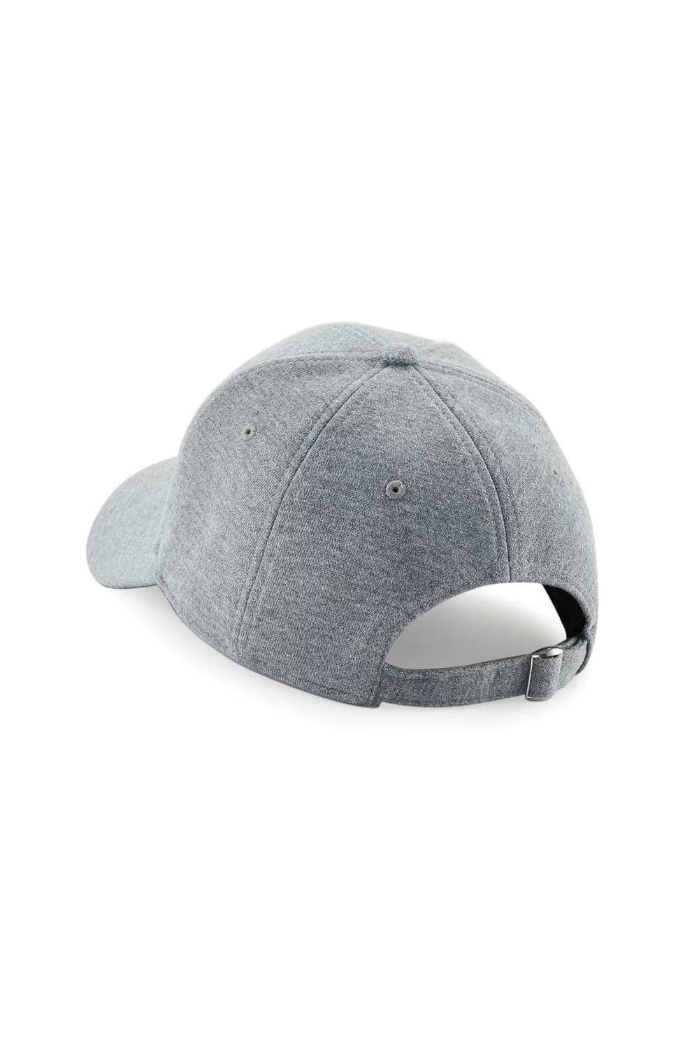 Beechfield® Unisex Jersey Athleisure Baseball Cap (Pack Of 2) (Heather Grey) 4 Beechfield® Unisex Jersey Athleisure Baseball Cap (Pack Of 2) (Heather Grey) - Image 2