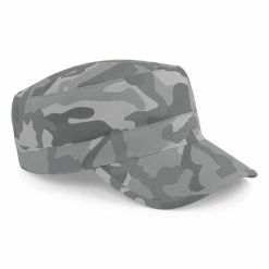 Beechfield Camouflage Army Cap/Headwear (Pack Of 2) (Arctic Camo)