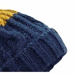 Beechfield Unisex Adults Apres Cuffed Beanie (Oxford Navy/Mustard) 6 Beechfield Unisex Adults Apres Cuffed Beanie (Oxford Navy/Mustard) -Beechfield Sales M05059444176401 3733370793