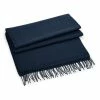 Beechfield Unisex Classic Woven Oversized Scarf (French Navy) 2 Beechfield Unisex Classic Woven Oversized Scarf (French Navy) -Beechfield Sales M05059444182631 2908853972