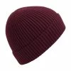 Beechfield Unisex Engineered Knit Ribbed Beanie (Burgundy) -Beechfield Sales M05059444183805 1385270290