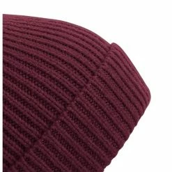 BEECHFIELD Unisex Engineered Knit Ribbed Pom Pom Beanie (Burgundy) -Beechfield Sales M05059444183973 2113336994