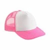 Beechfield Vintage Plain Snap-Back Trucker Cap (Fluorescent Pink/White) 2 Beechfield Vintage Plain Snap-Back Trucker Cap (Fluorescent Pink/White) -Beechfield Sales M05059444377693 1388221304