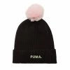 Puma Womens/Ladies Shift Beanie - Black/Rose Pink -Beechfield Sales M05059444988516 2968116956
