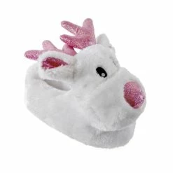 GENERIC Childrens/Kids 3D Reindeer Slippers