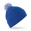 Beechfield Unisex Adult Beanie (Bright Royal Blue/White) -Beechfield Sales M05059699348554 2363273841