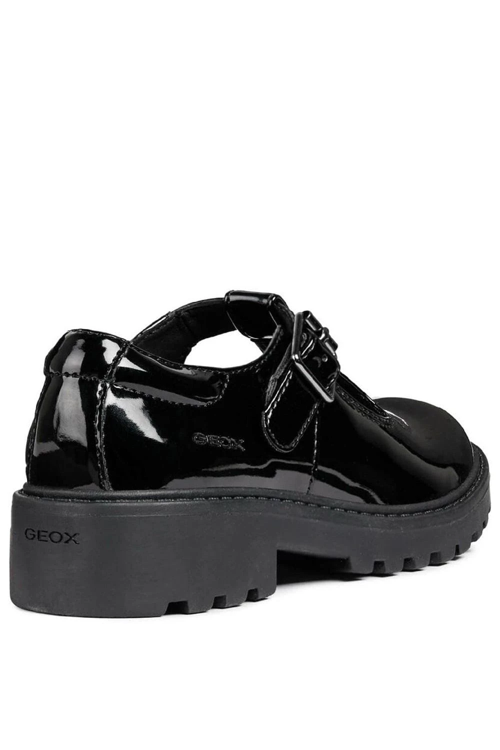 Geox Girls Casey Leather Mary Janes (Black) 4 Geox Girls Casey Leather Mary Janes (Black) - Image 2