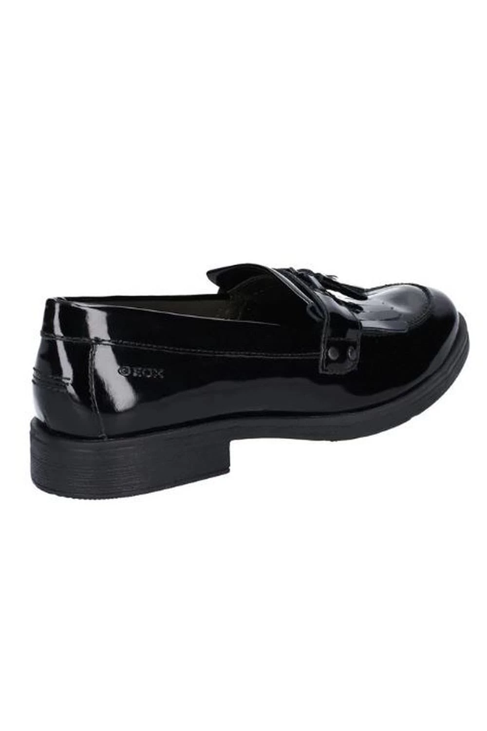 Geox Girls J Agata A Slip On Leather Shoe (Black) 8 Geox Girls J Agata A Slip On Leather Shoe (Black) - Image 6