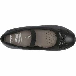 Geox Girls Plie Leather School Shoes (Black) -Beechfield Sales M05059699728684 2756149325