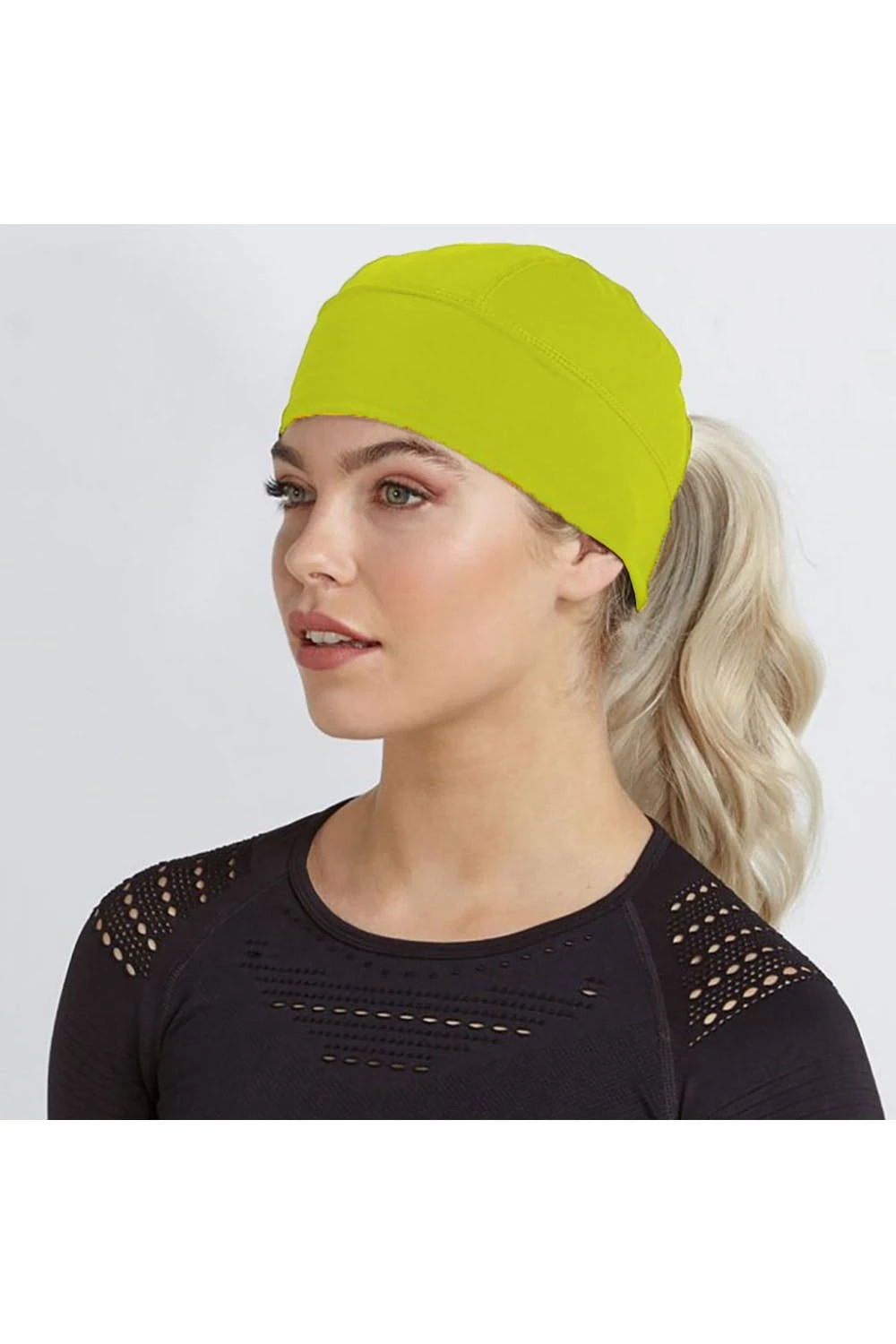 Beechfield Sports Tech Soft Shell Beanie (Fluorescent Yellow) 5 Beechfield Sports Tech Soft Shell Beanie (Fluorescent Yellow) - Image 3