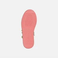 Geox Girls Rebecca Leather Sneakers (White/Fuchsia) 11 Geox Girls Rebecca Leather Sneakers (White/Fuchsia) -Beechfield Sales M05059699761049 271709576