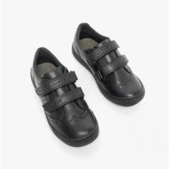 Geox Girls Hadriel Leather School Shoes (Black) 12 Geox Girls Hadriel Leather School Shoes (Black) -Beechfield Sales M05059699766181 1488147975