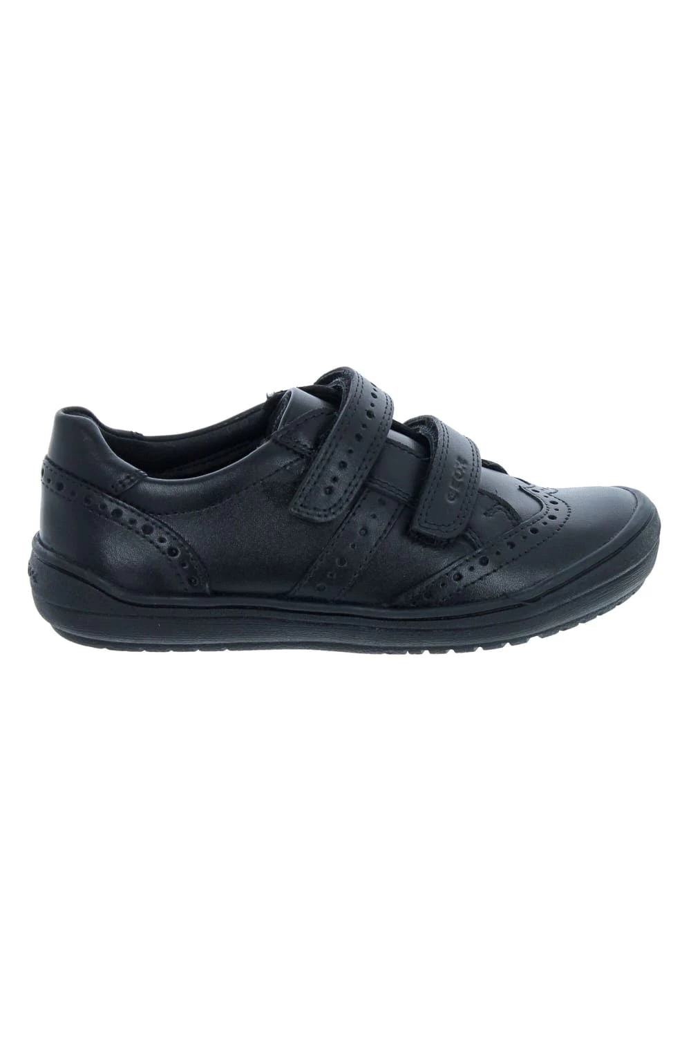 Geox Girls Hadriel Leather School Shoes (Black) 4 Geox Girls Hadriel Leather School Shoes (Black) - Image 2